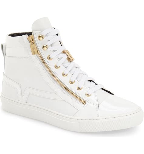 versace sneakers herren sale|versace zipped high top sneakers.